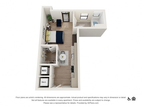SN Floor Plan at The Baxly, Savannah